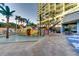 pool area with a fun submarine-shaped play structure at 1105 S Ocean Blvd. # 830, Myrtle Beach, SC 29577
