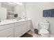 Clean and well-lit bathroom with white vanity and tiled flooring at 172 Ella Kinley Circle # 202, Myrtle Beach, SC 29588