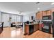 Open concept kitchen with island and breakfast bar at 1857 Culbertson Ave. # 1857, Myrtle Beach, SC 29577