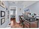 Home office with desk, printer, and built-in cabinets at 1857 Culbertson Ave. # 1857, Myrtle Beach, SC 29577