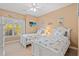 Charming bedroom with two twin beds and coastal decor at 2005 Silvercrest Dr. # G-32, Myrtle Beach, SC 29579