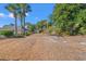 Community common area with picnic table, palm trees, and lush landscaping at 2005 Silvercrest Dr. # G-32, Myrtle Beach, SC 29579