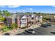 Aerial view of condo building with parking lot and surrounding trees at 2005 Silvercrest Dr. # G-32, Myrtle Beach, SC 29579