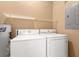 Convenient laundry room with full-size washer and dryer at 2005 Silvercrest Dr. # G-32, Myrtle Beach, SC 29579