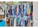 Large walk-in closet with double hanging rods and shelving at 317 Goddard Ln., Murrells Inlet, SC 29576