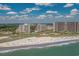 Aerial of resort near beach with water access at 415 Ocean Creek Dr. # 2236, Myrtle Beach, SC 29572