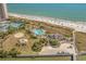 Resort beach with pools, volleyball court, and beach access at 415 Ocean Creek Dr. # 2236, Myrtle Beach, SC 29572
