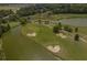 Scenic golf course with bunkers beside a water feature at 415 Ocean Creek Dr. # 2236, Myrtle Beach, SC 29572