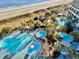 Aerial view of resort pools and landscaping at 4800 S Ocean Blvd. # 611, North Myrtle Beach, SC 29582