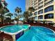 Resort pool area with fountain and landscaping at 4800 S Ocean Blvd. # 611, North Myrtle Beach, SC 29582
