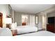 Bedroom with two twin beds and en-suite bathroom at 5200 N Ocean Blvd. # 1134, Myrtle Beach, SC 29577