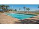 Inviting community pool with plenty of lounge chairs at 5200 N Ocean Blvd. # 1134, Myrtle Beach, SC 29577