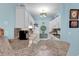 Kitchen with granite countertops and white cabinets at 712 Algonquin Dr. # A, Pawleys Island, SC 29585