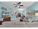 Comfortable living room featuring ample natural light and a neutral color scheme at 712 Algonquin Dr. # A, Pawleys Island, SC 29585