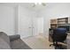 Home office features built-in shelving and a large closet at 865 Summer Starling Pl., Myrtle Beach, SC 29577