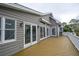 Back deck with access from multiple doors at 2109 N Berwick Dr., Surfside Beach, SC 29575