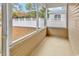 Screened porch overlooks a fenced backyard at 2360 Seneca Ridge Dr., Myrtle Beach, SC 29579