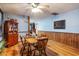 Bright dining area with hardwood floors and wood accents at 291 Frances Parker Rd., Georgetown, SC 29440