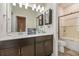 Double vanity bathroom with shower and bathtub at 4551 Day Lily Run St., Myrtle Beach, SC 29579