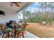 Relaxing patio with seating area and view of backyard at 4551 Day Lily Run St., Myrtle Beach, SC 29579