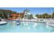 Large outdoor pool with water slides at 6001-1886 S Kings Hwy., Myrtle Beach, SC 29575
