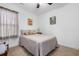 Bedroom with double bed, nightstand, and window at 612 Pine Oaks Farm Rd., Aynor, SC 29511