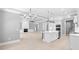 Open concept kitchen with white cabinets and island, stainless steel appliances at 1017 Muscovy Pl., Conway, SC 29526