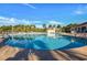 Large, inviting community pool with plenty of lounge chairs at 128 Fulbourn Pl., Myrtle Beach, SC 29579