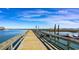 Long wooden pier extending over calm water at 531 Slaty Dr., Myrtle Beach, SC 29588