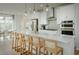 Modern kitchen with white cabinets, quartz countertops, and stainless steel appliances at 8411 Flamingo Ct. # 7, Myrtle Beach, SC 29572