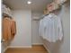 Bright walk-in closet with ample shelving and hanging space at 8411 Flamingo Ct. # 7, Myrtle Beach, SC 29572