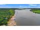 Aerial view of waterfront property with numerous private boat docks at Tbd Mud Minnow Dr., Pawleys Island, SC 29585