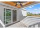 Private balcony with sliding door access and scenic wooded views at Tbd Mud Minnow Dr., Pawleys Island, SC 29585