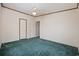 Spacious bedroom with ceiling fan and ample closet space at 130 Tomoka Trail, Longs, SC 29568