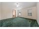 Bright bedroom featuring a ceiling fan and access to the bathroom at 130 Tomoka Trail, Longs, SC 29568