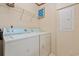 Convenient laundry room with washer and dryer hookups at 130 Tomoka Trail, Longs, SC 29568