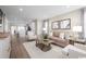 Spacious living room featuring hardwood floors and neutral colors at 285 Bent Green Ct. # 76D, Murrells Inlet, SC 29576