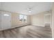 Spacious living room featuring wood-look floors and neutral walls at 356 Cherry Buck Trail, Conway, SC 29526