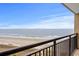 Relaxing ocean view from private balcony; ideal for enjoying the coastal breeze at 4800 S Ocean Blvd. # 1219, North Myrtle Beach, SC 29582