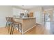 Kitchen with breakfast bar and white cabinets at 4823 Innisbrook Ct. # 703, Myrtle Beach, SC 29579