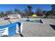 Kid-friendly pool area with water features at 5905 S Kings Highway # 545-B, Myrtle Beach, SC 29575