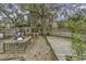 Rustic back patio with wooden deck and gravel at 6011 Dick Pond Rd., Myrtle Beach, SC 29588