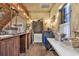 Prep area with counter space, small refrigerator, and ample storage at 6011 Dick Pond Rd., Myrtle Beach, SC 29588