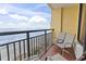 Oceanfront balcony showcasing panoramic beach views at 6900 Ocean Blvd. N # 1443, Myrtle Beach, SC 29572