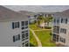 Aerial view of community pool and surrounding buildings at 901 West Port Dr. # 2118, North Myrtle Beach, SC 29582