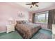 Spacious bedroom with a king-size bed and en-suite bathroom at 901 West Port Dr. # 2118, North Myrtle Beach, SC 29582