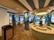 Indoor pool area with a relaxing fountain and unique theming at 1105 S Ocean Blvd. # 334, Myrtle Beach, SC 29577