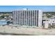 Oceanfront building with many balconies at 1210 N Waccamaw Dr. # 404, Garden City Beach, SC 29576