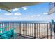Breathtaking balcony view overlooking the beach and ocean at 1210 N Waccamaw Dr. # 404, Garden City Beach, SC 29576