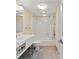 Clean bathroom with a bathtub and double vanity at 2501 S Ocean Blvd. # 1111, Myrtle Beach, SC 29577